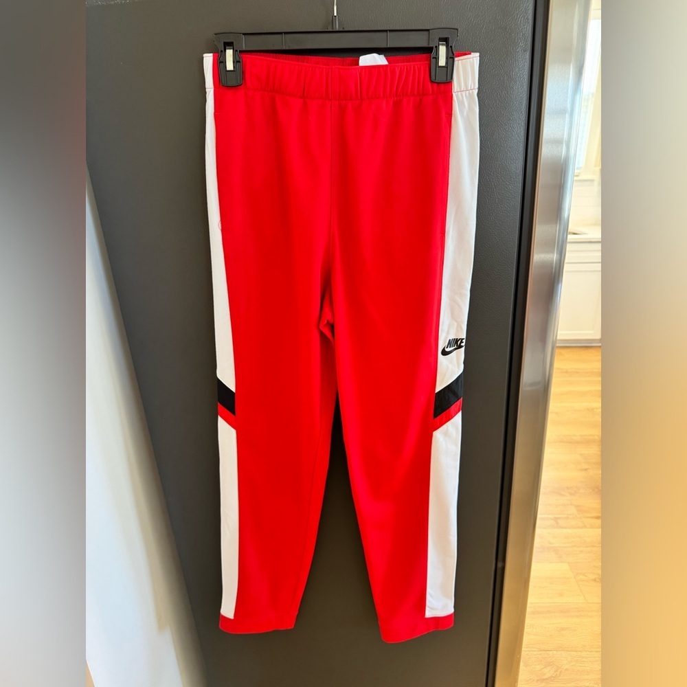 Nike Kids Red, White and Black Track Pants - Picture 1 of 3
